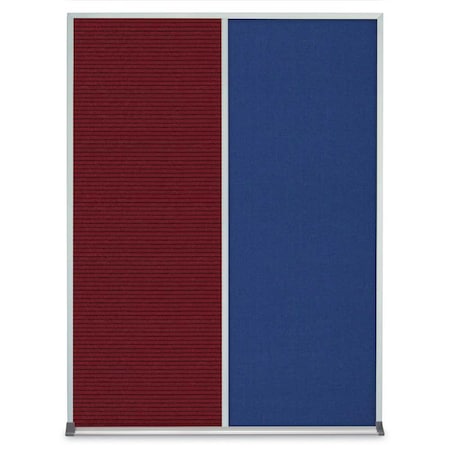 United Visual Products Single Door Radius Corkboard, 36"X36", S UV8002-SATIN-FORBO